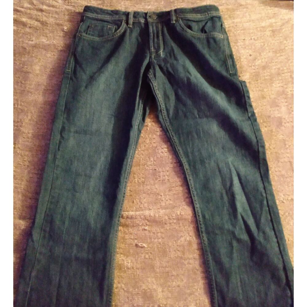 Buffalo David Bitton Jeans Men 32x34 Blue Driven Basic Straight Casual Pants